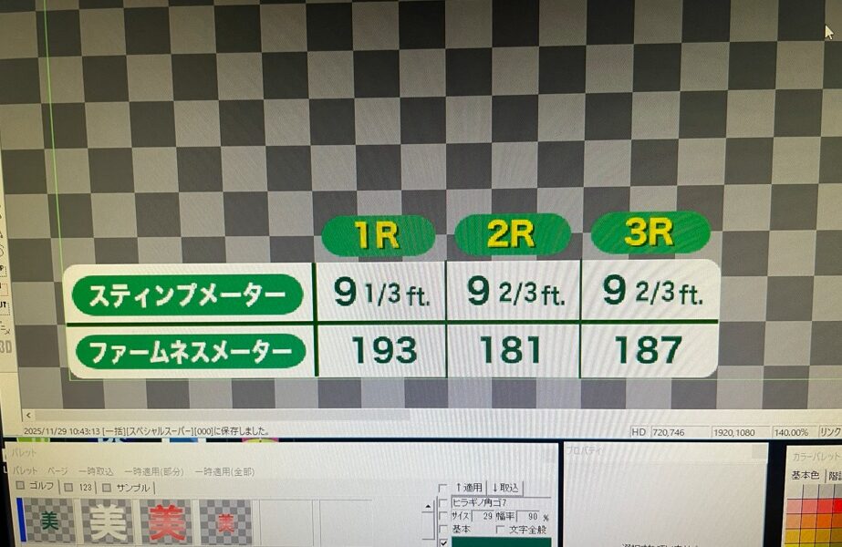 JLPGAツアーチャンピオンシップリコーカップ 【スポーツコーダ業務】 2